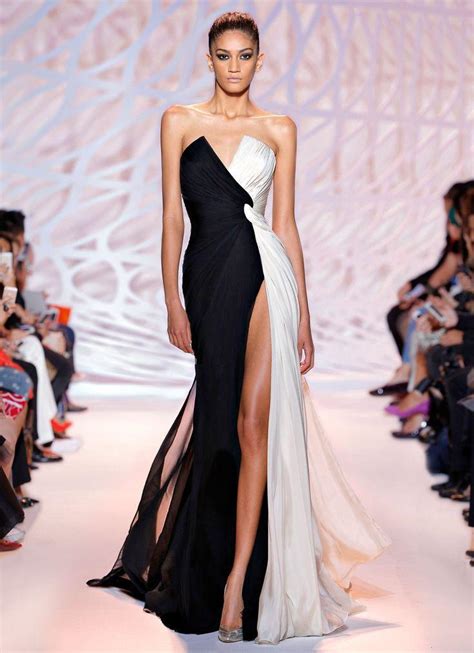 foto di abiti versace in bianco e nero|Versace Dresses for Women .